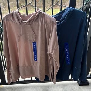 Two hoodies